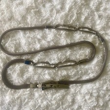 Vtg Silver Tone Metal Mesh Chain Minimalist Belt Adjustable Tiny Buckle 42 43