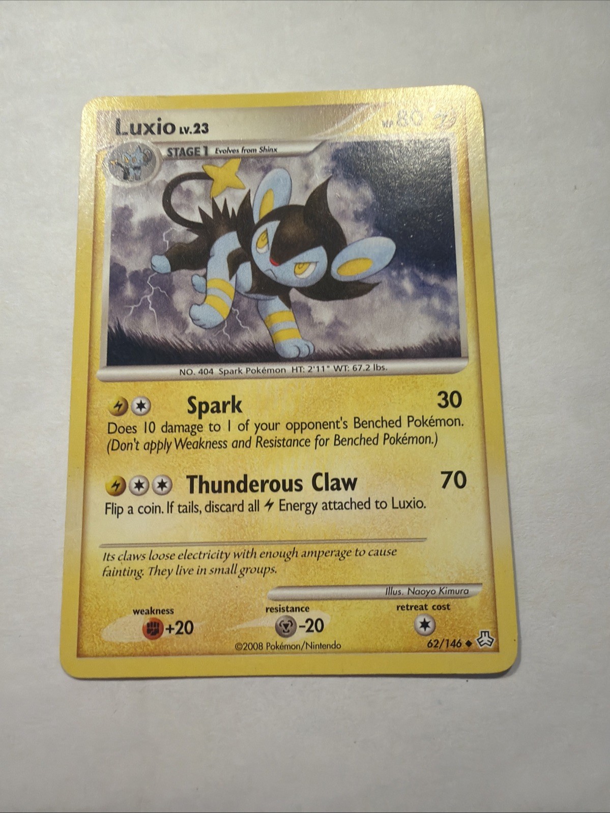 Luxio Pokemon TCG Legends Awakened #62/146