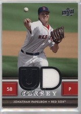 2008 Upper Deck UD Game Jersey Series 2 Jonathan Papelbon #UDJ-JP 1rm9