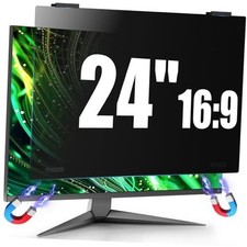 Magnetic Computer Privacy Screen Filter 24 Inch for Frameless Monitor Thin