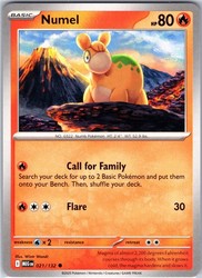 Numel 021/132 Mega Evolution Common