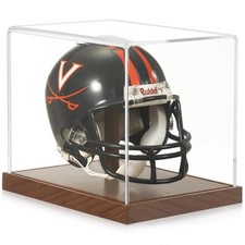 Mini Vitrina Casco, Acrílico Transparente 1/2 Fútbol Béisbol Casco Vitrina