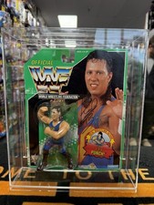 Hasbro WWF Green Card Series 11 The 1-2-3 Kid Signed With LOA