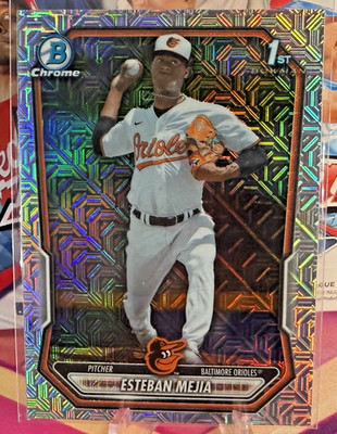 2026 Bowman Chrome 1st- Esteban Mejia - Mojo Refractor