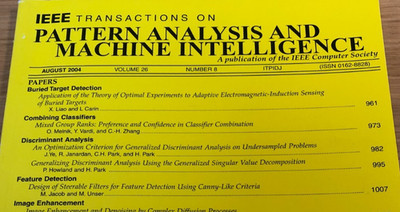 2004-2016 IEEE Transactions on Pattern Analysis & Machine Intelligence