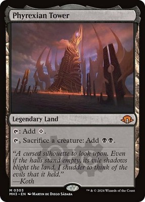 1 x Phyrexian Tower - Foil - Modern Horizons 3 - NM-Mint - MTG