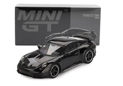 Mini GT Porsche 911 (992) Dakar 2023 Black 1:64 00958-L