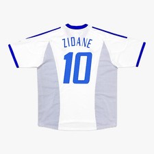 Adidas France 02/04 2002 2003 2004 WC Away Zinedine Zidane 10 XL Men Adult