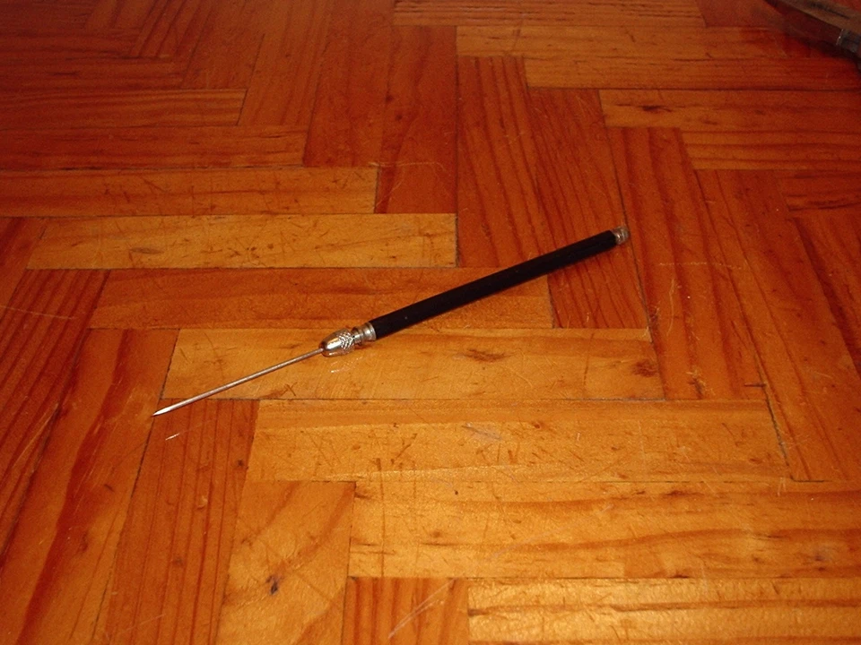 NEEDLE FELTING LEATHER TOOL AWL HANDHELD HOLE PIERCING TOOL SEWING CRAFT JAPAN - Image 3 of 3