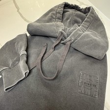Coach men's hoodie organic cotton size small  sample smoke grey oversized