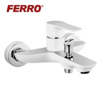 WeißE Badewannenarmatur Badarmatur Wasserhahn Badewanne - Ferro Modell Adore