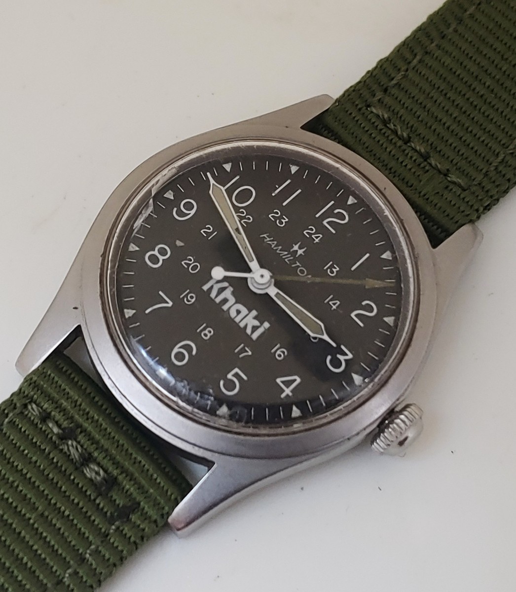 Vintage Hamilton Khaki 9219 Manual Wind Watch | eBay