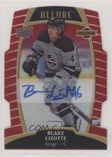 2019 Upper Deck Allure Rookies Red Rainbow 120/349 Tier 1 Blake Lizotte Auto 5me