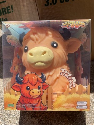 Viral Limited PPNC Highland Cow Squeezable Stress Reliever Foam Squishy NEW!