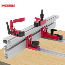 Aluminium Profile Fence 75 Type Miter Track T-Track Backer 30-80CM Sliding Brack
