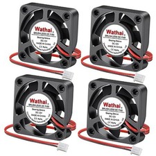 4Pack 12 Volt 40mm 4010 DC Brushless Cooling Fan 12V 2Pin 12V 2P Sleeve