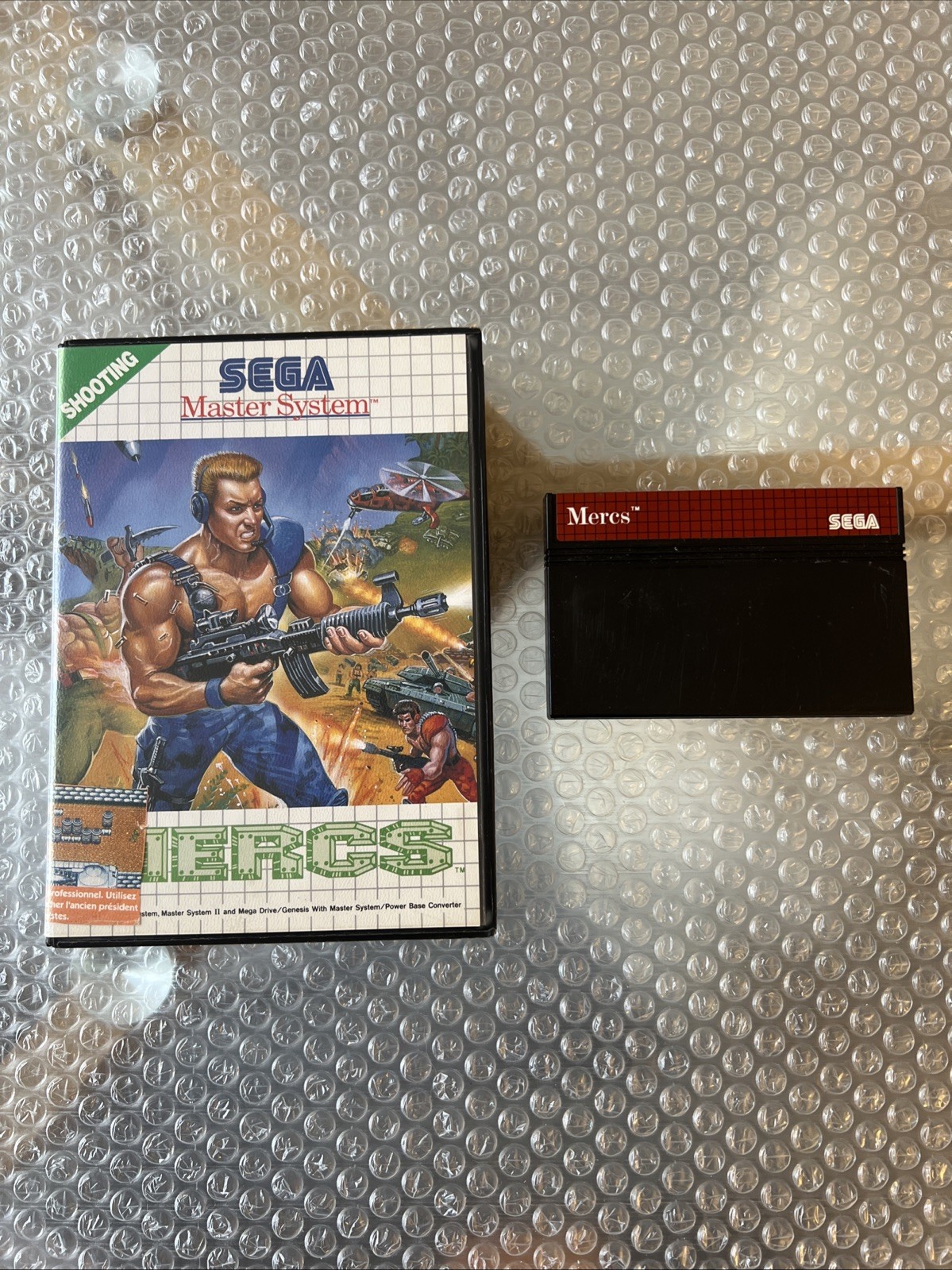 Mercs Sega Master System MS 100% Office TBE +++