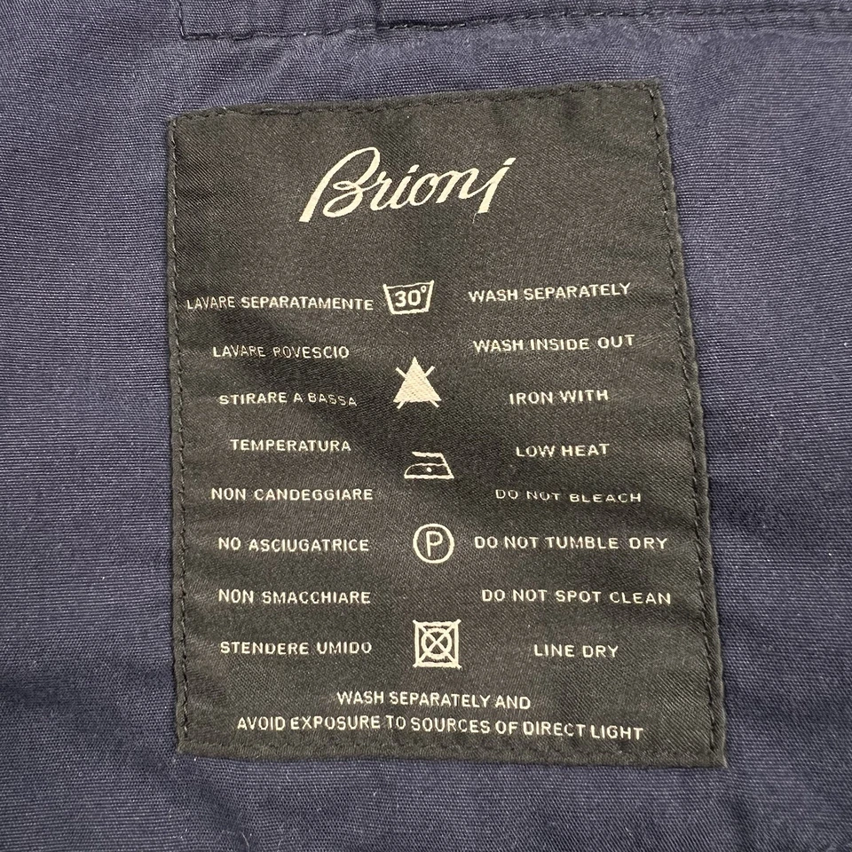Brioni Meribel Regular Fit Jeans Men's Size 36x33.5 Light Wash Made In Italy - Image 4 of 4