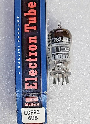 ECF82 6U8 IEC Mullard NOS Vacuum Tube, TV-7D Tested - will combine shipping