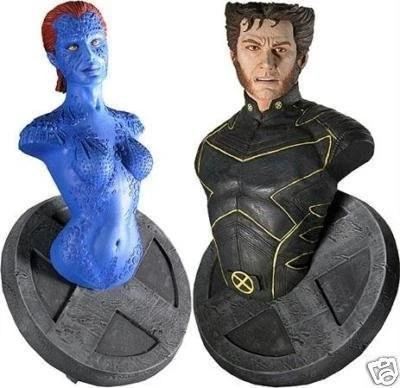 Película Marvel X-Men - Wolverine and Mystique - Mini Busto Set Foto 2 de 2