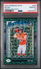 2024 Donruss Optic Bo Nix Green Velocity Rated Rookie RC #209 Gem Mint PSA 10
