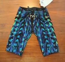 TYR Men's VENZO GENESIS High Waist Jammer Tech Suit-steel Green Mens Size 29
