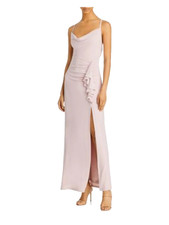 NWT 298 aqua bridesmaid FORMAL PARTY PROM GOWN DRESS SIZE small