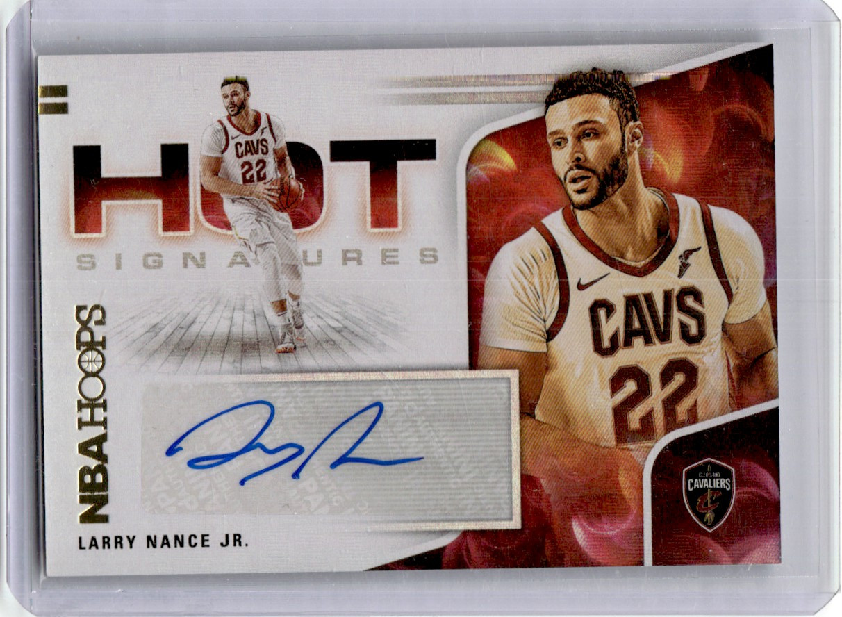 2020-21 Hoops Hot Signatures Autograph Larry Nance Jr. Auto
