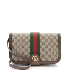 Gucci GG Supreme Ophidia Flap Messenger Bag