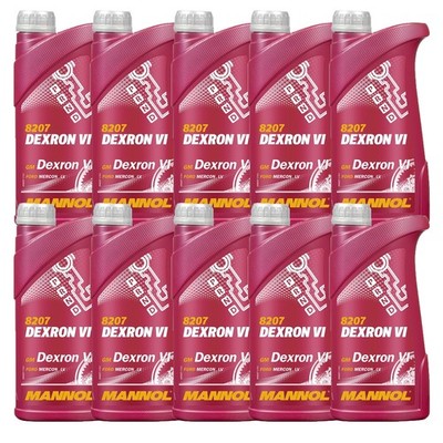 10L MANNOL DEXRON 6 ATF AUTOMATIKGETRIEBEÖL passend für OPEL GM FORD MB 236.14