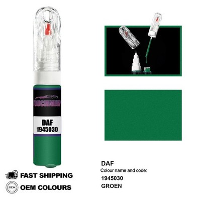 FÜR DAF GROEN 1945030 Touch Up Lackstift Pinsel Fix Kit Kratzer Chip Set