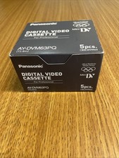  5 Panasonic   Mini Digital Video Cassettes -  AY-DVM63PQ - NEW in Wrap