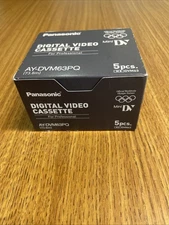 (5) Panasonic – Mini Digital Video Cassettes -  #AY-DVM63PQ - NEW in Wrap 