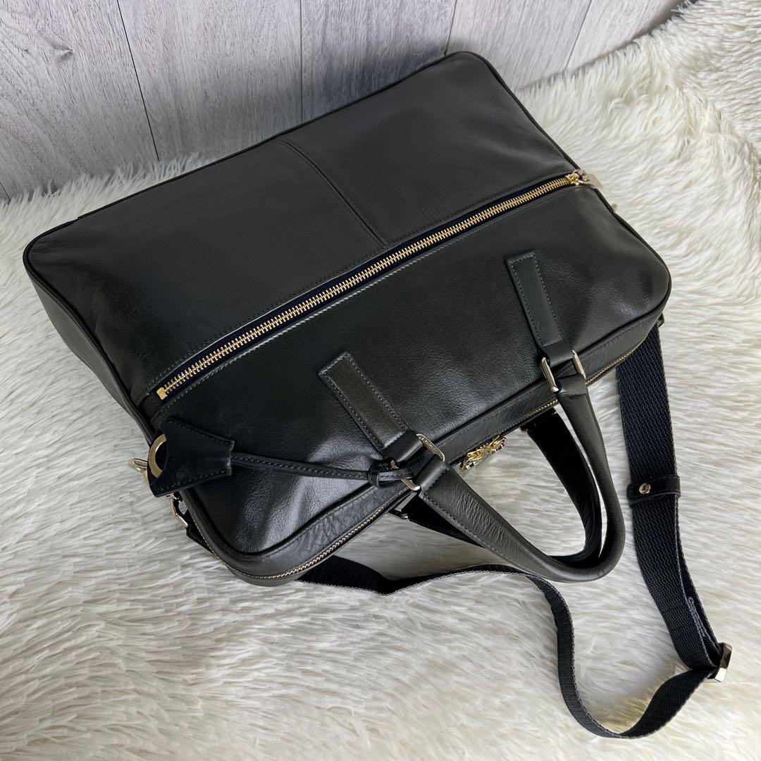 Aniary Leather 2-Way Business Bag A4 Size, Stylish, Very Aniary Leather 2-Way Business Bag A4 Size, Stylish, Very