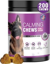 Hemp Calming Chews for Dogs 200Pc Dog Calming Treat and Bites with Hemp Oil - An