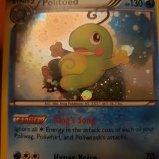 Politoed - (Cosmos Holo) 018/1 fart swirl, pokeball/ electrode holo amazing hol