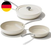 Redchef Keramik Pfannenset 20/24/28 Cm, Antihaft Keramikpfanne Mit Keramikbeschi
