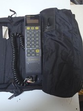Vintage Motorola BellSouth GOLD Series Portable Car Phone With Case SCN 2499A