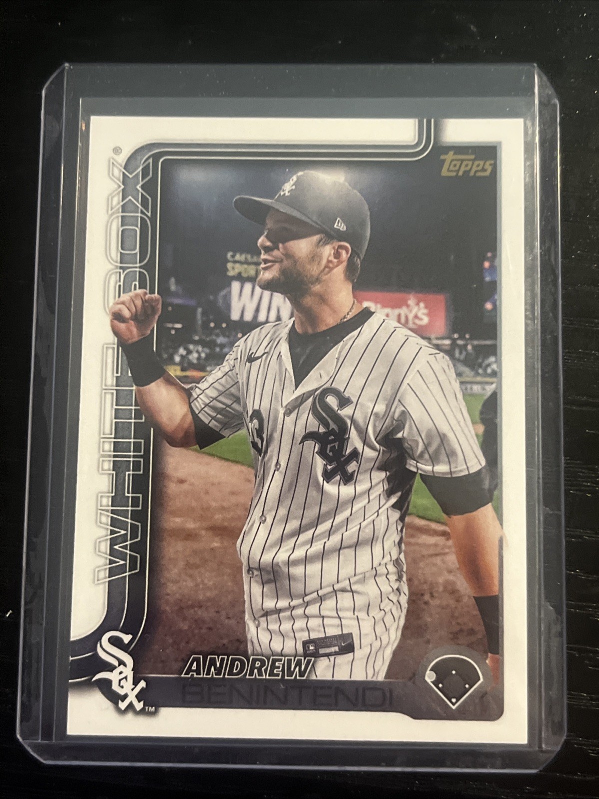 2025 Topps Series 1 - Andrew Benintendi #344 Golden Mirror Image Variation