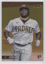 2021 Topps Stadium Club Chrome Gold Refractor 37/50 Jorge Ona #338 sh7