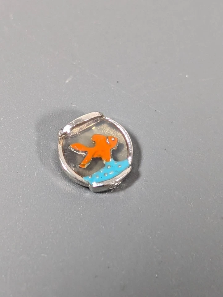 Origami Owl Goldfish Fishbowl Floating Charm - Image 3 of 4