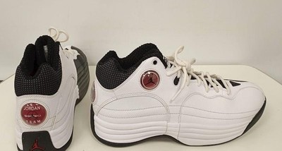 Nike Jordan Jumpman Team 1 Sample Pair Men's White Size 9 Sneaker