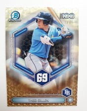 2026 Theo Gillen 1/1 Bowman Chrome Scouts Top 100 Superfractor #BTP69 RAYS