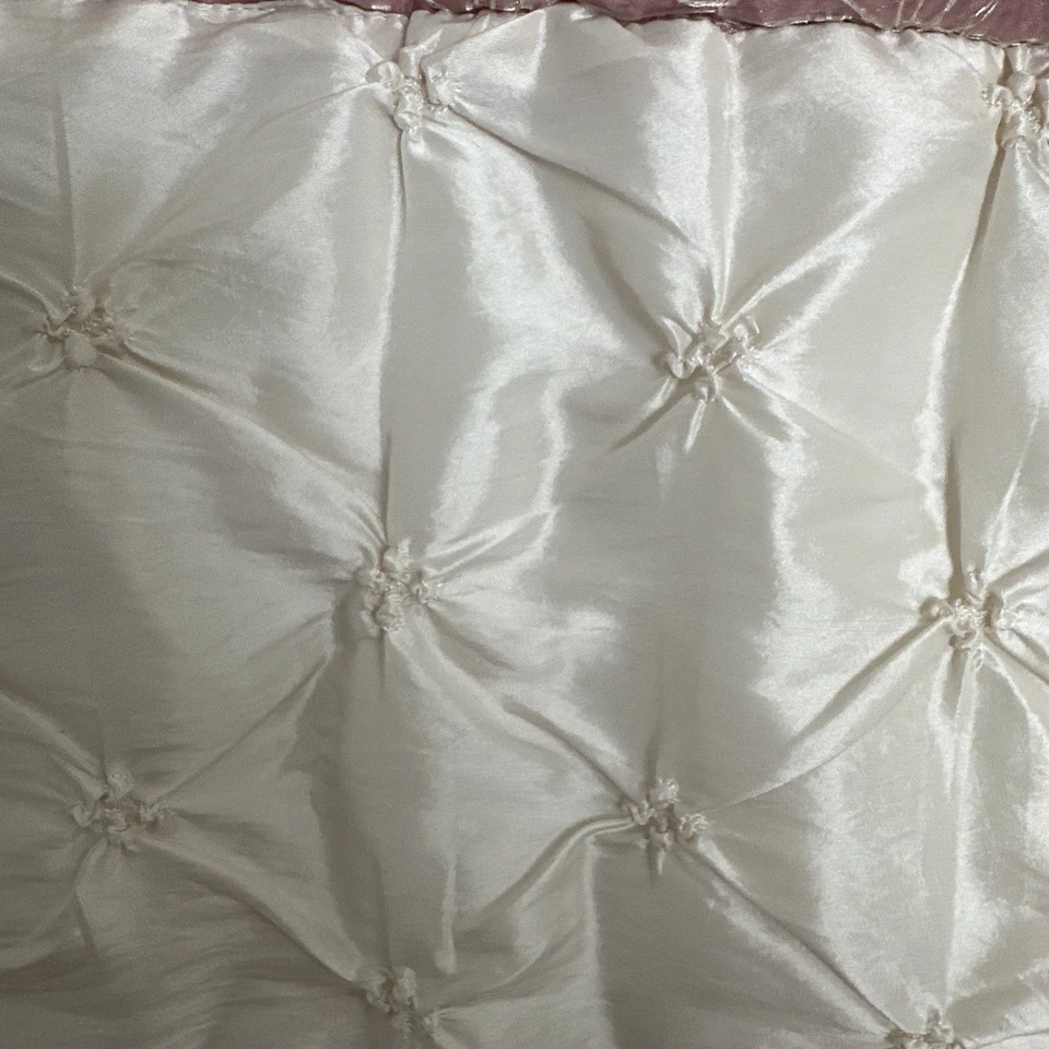 Co Ca Lo Daniella Baby лоскутное одеяло новый с ярлыками оборки, вышивка и банты - Изображение 3 из 4