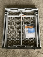 Regalo Expandable Safety Gate Gray Model 0723 DS Fits 28 to 42 wide 23 high