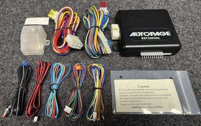 AUTOPAGE ALARM REMOTE START RST2053AL FCC ID: H50R28 BRAIN AND WIRES/AS SHOWN.