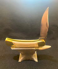 Buck 110 Custom 2016 Lockback, Stainless Clip Point Stag Handle