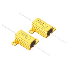 5W 150 Ohm Aluminum Shell Resistor Housing Resistor Wirewound Resistors 2pcs