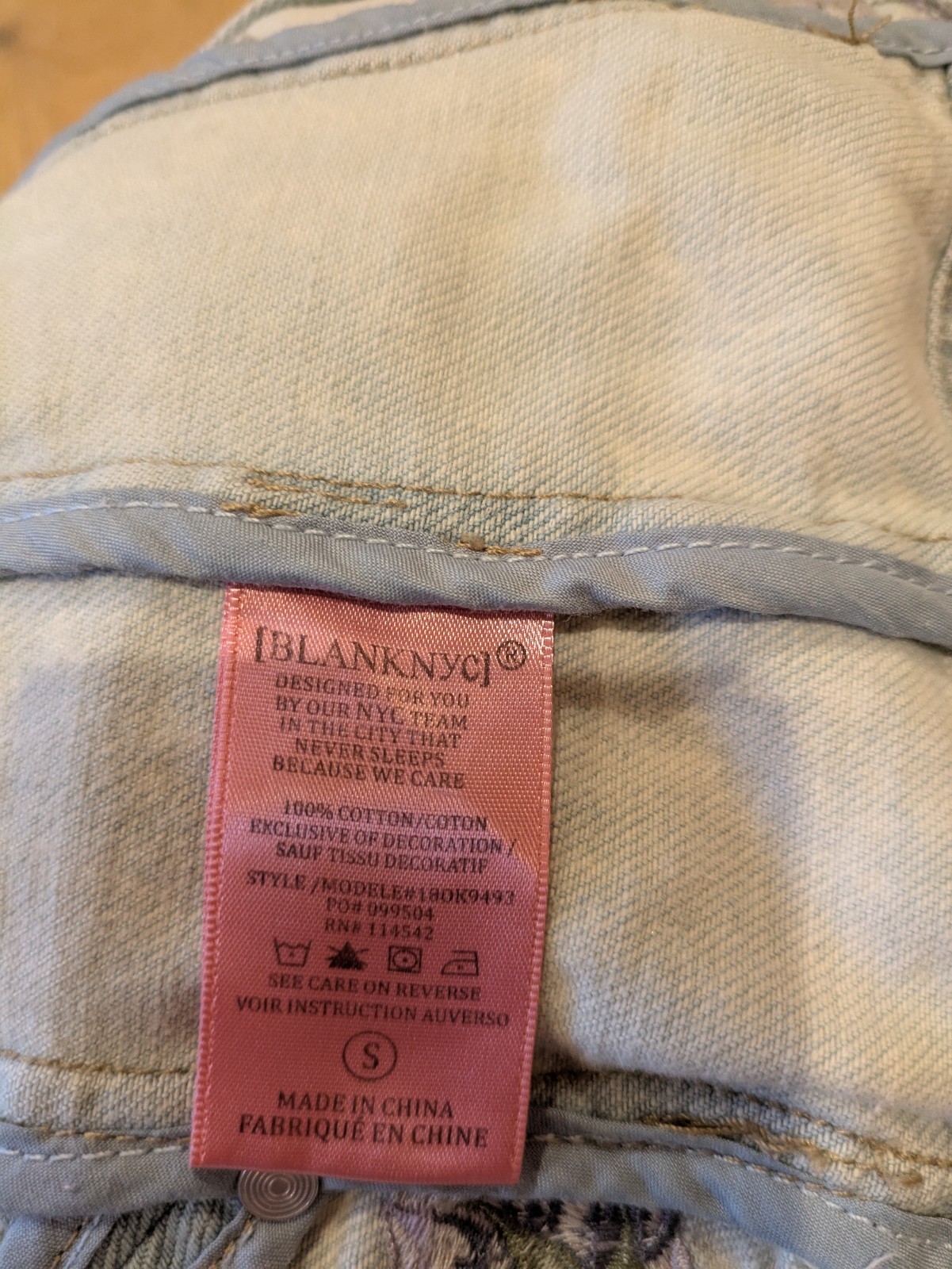 blank nyc jacket denim Embroidered Size S Girls image 8