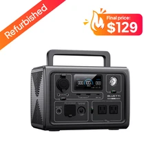 BLUETTI EB3A 600W 268Wh Portable Power Station LiFePO4 Gas-free for Camping/Tirp